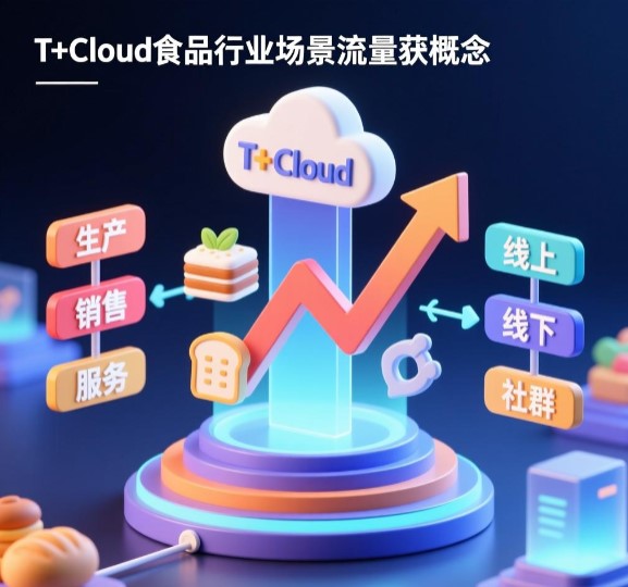 T+Cloud食品行業  全場景獲取流量，提高企業客戶活躍性與復購率